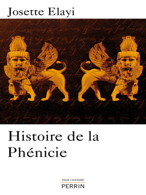 cover image of Histoire de la Phénicie